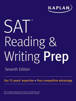 cover image of SAT Reading & Writing Prep